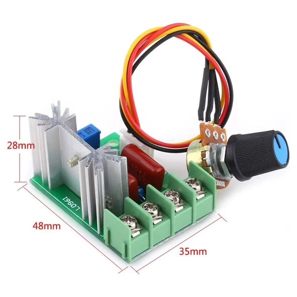 2000W SCR Yüksek Güç Voltaj Regülatörü - Resim 4