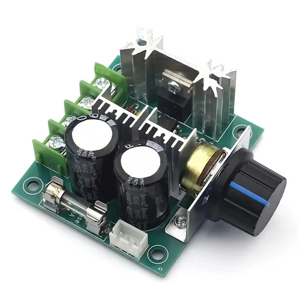 12V-40V Kademesiz Motor Hız Regülatörü 12V-40V 10A ürün görseli 1