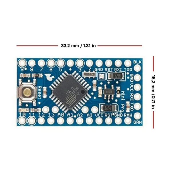 ATMEGA328P 3.3V/8M 5V/16M - Resim 4