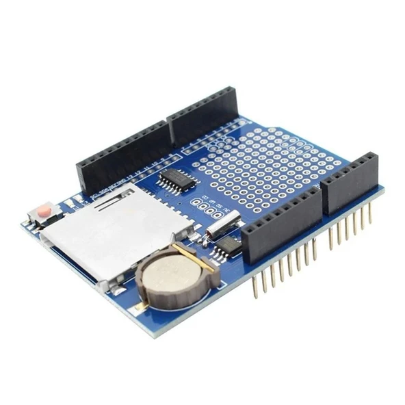 Data Kayıt SD Kartlı Data Logging Shield Reset Butonlu ürün görseli 1