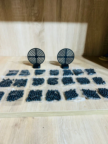 Hedef 2 Adet 9 cm + 21 Paket Plastik Boncuk ürün görseli 1
