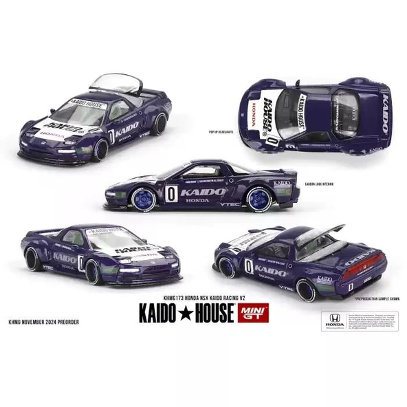 Mini GT Kaido House 173 Honda NSX Kaido Racing V2 1/64 Model Araba ürün görseli 1