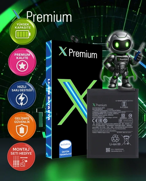 Xiaomi Mi 10T / Mi 10T Pro BM53 Batarya Xpremium Pil Süper Yüksek Kalite 5000 mAh Xpremium ürün görseli 1