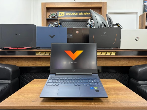 HP Victus 16-R0028NT Intel Core i5 13500H 16GB RAM 512GB SSD RTX4060 W11 16.1” FHD 144Hz 7P6L2EA (İKİNCİ EL) ürün görseli 1
