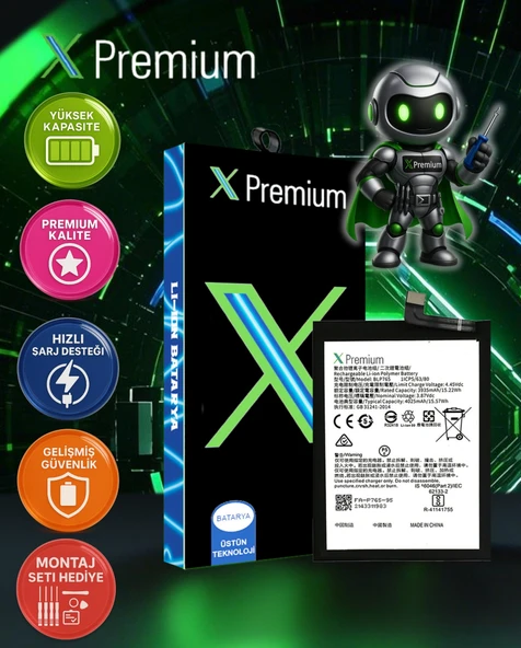 Oppo A91 / F15 Batarya Xpremium Pil – Süper Yüksek Kalite 4025 mAh | BLP765 ürün görseli 1
