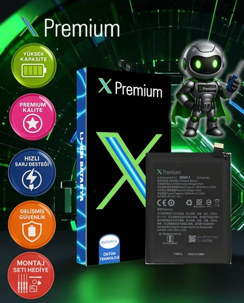Oppo Reno Z Batarya Xpremium Pil – Süper Yüksek Kalite 4035 mAh | BLP717 ürün görseli 1