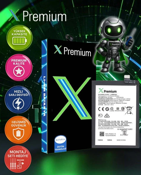 Oppo A74 4G / A54 5G / A95 BLP851 Batarya Xpremium Pil Süper Yüksek Kalite 5000 mAh ürün görseli 1