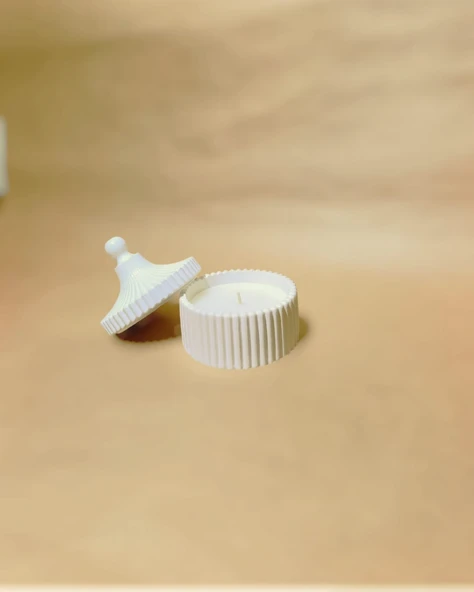 Minelly Rib Kapaklı Mumlu ürün görseli 1