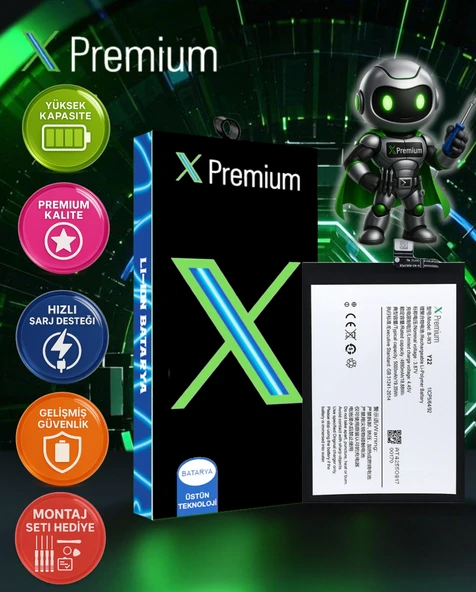 Vivo Y22 / Y22s Batarya Xpremium Pil Süper Yüksek Kalite B-W3 ürün görseli 1