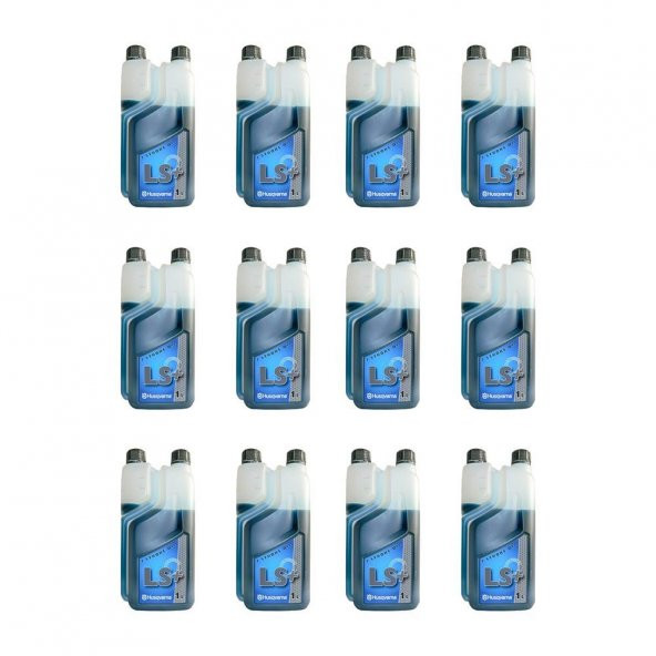 12li Paket Husqvarna LS+ 2T İki Zamanlı Motor Yağı ürün görseli 1