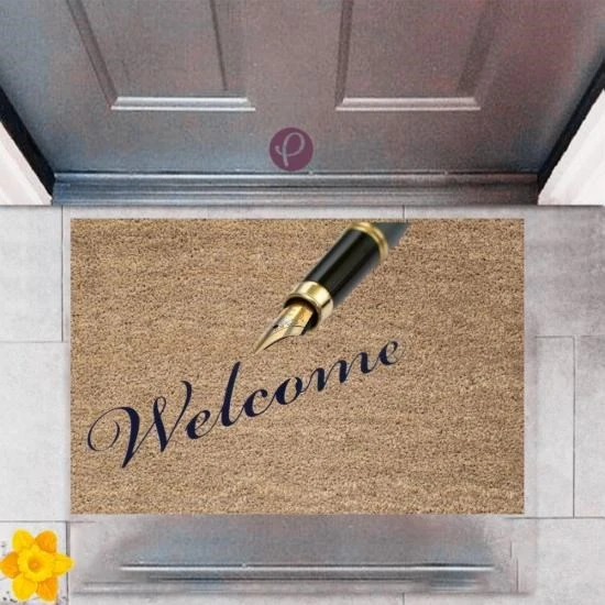 Kapı Önü Paspası Dekoratif Dijital Baskı Welcome P-2458 ürün görseli 1