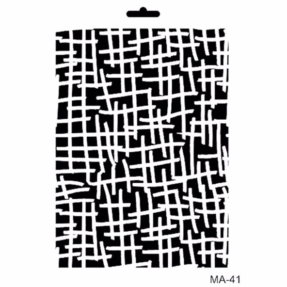 MIX MEDİA STENCIL MA SERİSİ MA41 21X29 ürün görseli 1