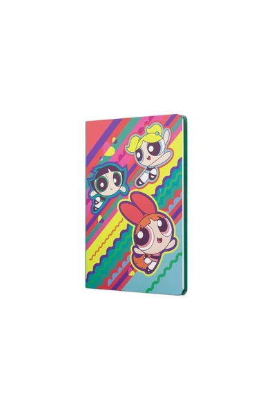 Mabbels Sert Kapak Butik Defter The Powerpuff Girls Yeşil 80 YP 15x21 DFT-388142 ürün görseli 1