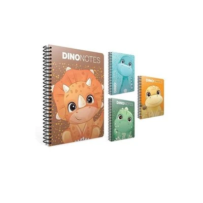 Gıpta Dino Notes Spiralli Karton Kapak Defter A4 80 Çizgili ürün görseli 1