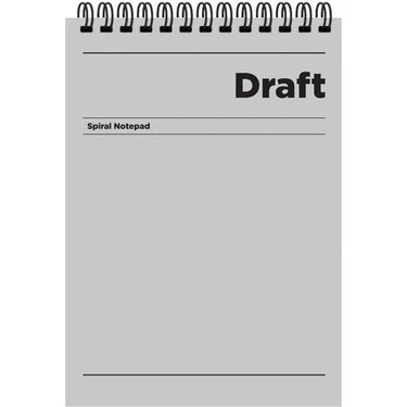 Keskin Color Hafif Kağıt Karton Kapak Draft A6 60 Yp.Kar. 140552-99 ürün görseli 1