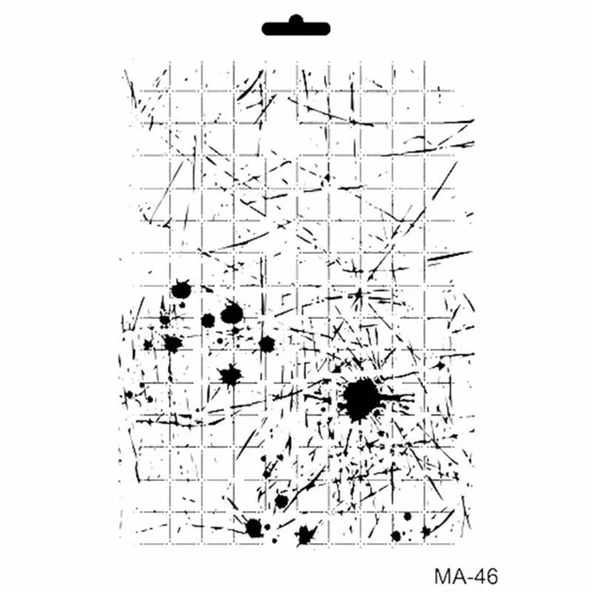 MIX MEDİA STENCIL MA SERİSİ MA46 21X29 ürün görseli 1