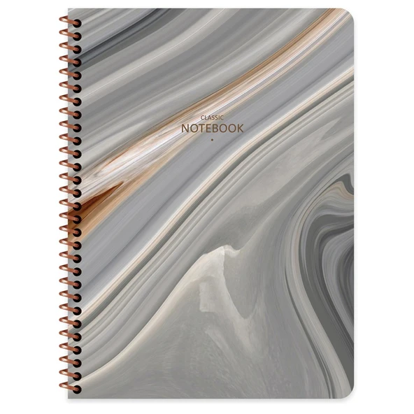 Keskin Color Defter Karton Kapak Spr classic Marbie 16,5x22,5 80 Yp.çiz. ürün görseli 1