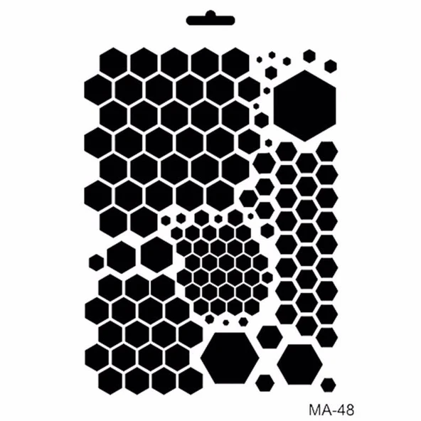 MIX MEDİA STENCIL MA SERİSİ MA48 21X29 ürün görseli 1