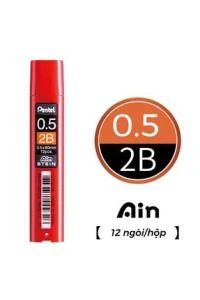 Pentel Min 0.5 MM Hi-polymer Aın Steın 12 Adetli ürün görseli 1