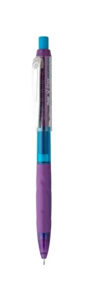 Pentel Versatil Kalem Metal Klipsli Büyük Boy Silgili Q-ERASE 0.7 MM Mor ürün görseli 1