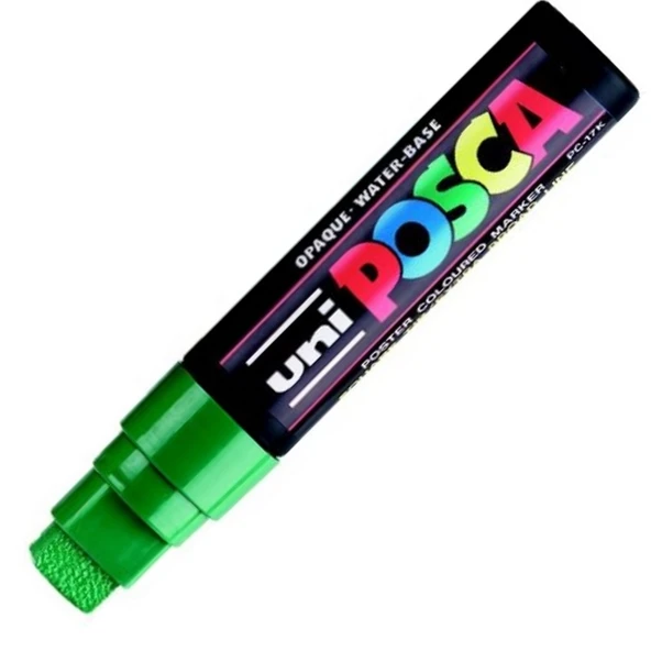 Uni-Ball Posca 15.0 Su Bazlı Poster Markörü Yeşil Pc-17K ürün görseli 1
