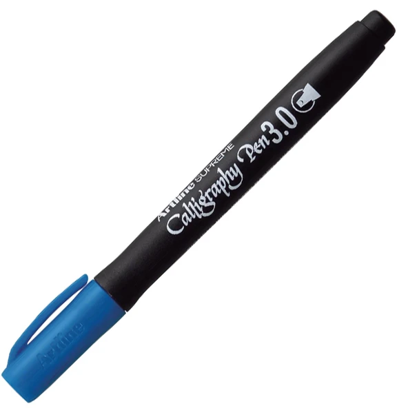 Artline Supreme Calligraphy Pen 3.0 Uç:3,0 MM Mavi ürün görseli 1