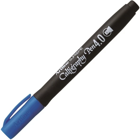 Artline Supreme Calligraphy Pen 4.0 Uç:4,0 MM Mavi ürün görseli 1
