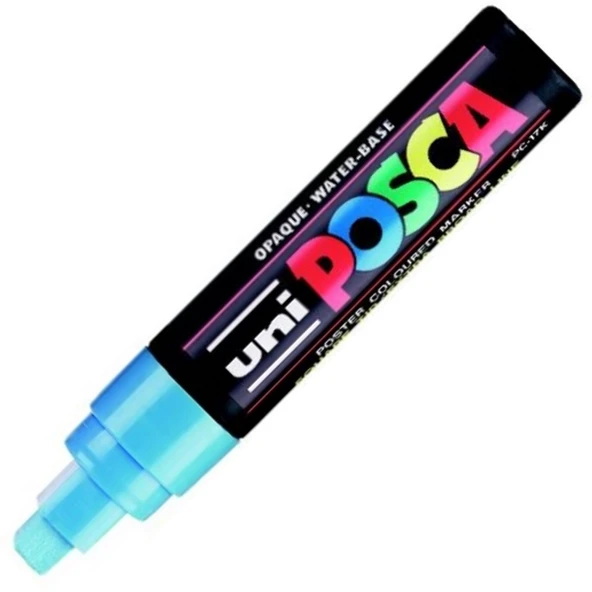 Uni-Ball Poster Markörü Posca 15.0 Su Bazlı A.Mavi Pc-17K ürün görseli 1