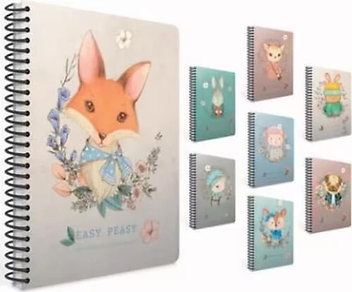 Gıpta Easy Notes Spiralli karton Kapak Defter A4 80 Yp Kareli ürün görseli 1