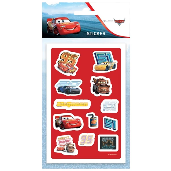 Keskin Color Cars Puffy Sticker Orta Boy ürün görseli 1