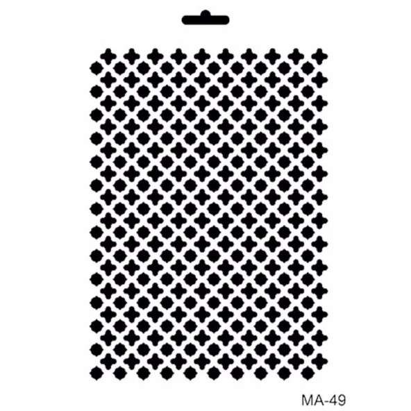 MIX MEDİA STENCIL MA SERİSİ MA49 21X29 ürün görseli 1