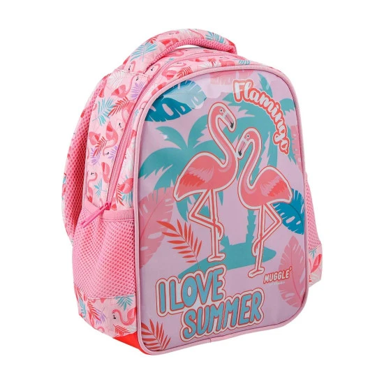 Muggle Anaokul Çantası Flamingo Rose Mu-7235 ürün görseli 1