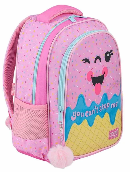 Muggle Okul Çantası Pink Ice Cream Pembe Mu-8652 ürün görseli 1