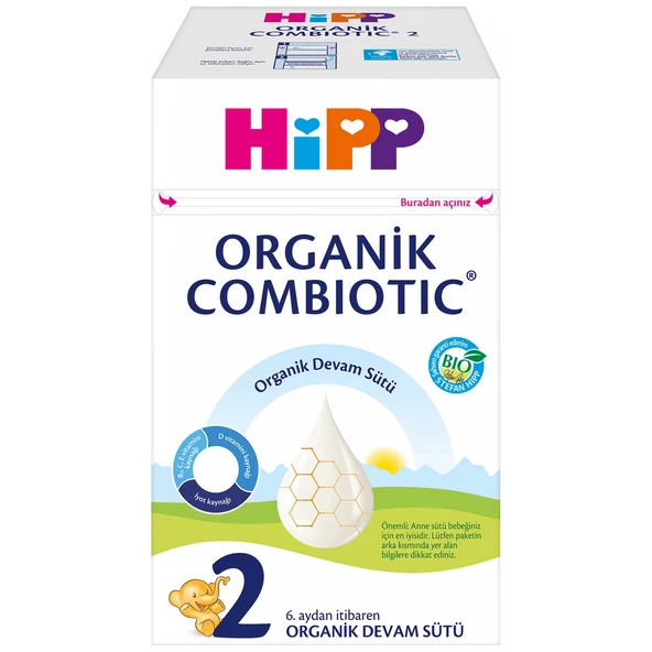 Hipp 2 Organik Combiotic Bebek Sütü 800 Gr ürün görseli 1