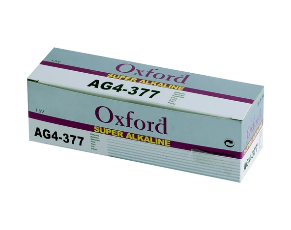 Oxford AG4 LR626 377A Düğme Pil 10 x 20'li ürün görseli 1