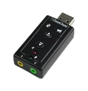 7.1 USB Ses Kartı Virtual Sound 3D - Win 7 Win 8 Win 10 ürün görseli 1