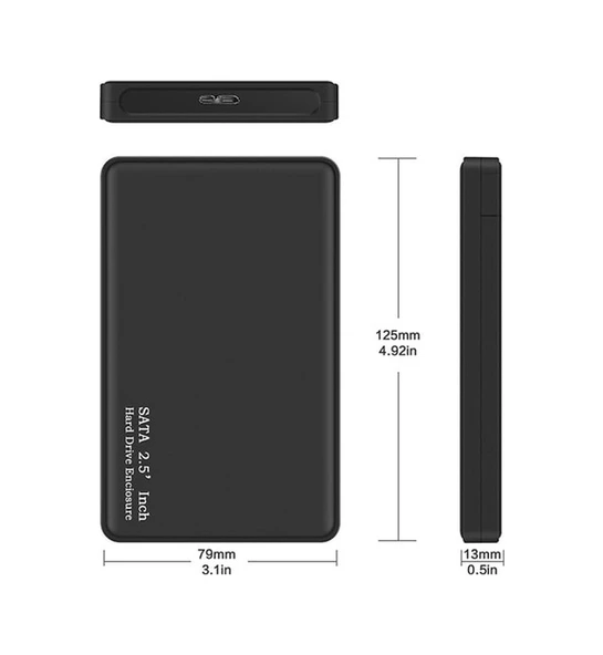 Harddisk Kutusu 2.5 İnç Sata Usb 3.0 - Resim 2