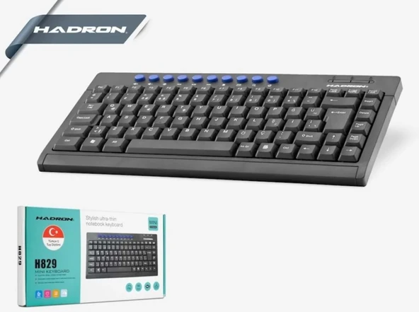 Hadron HD829 Usb Kablolu Multimedya Q Klavye Siyah ürün görseli 1