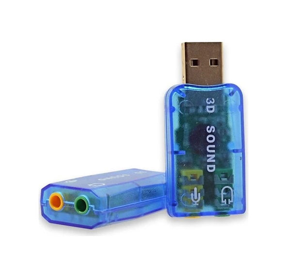 Gigasus GG-AU51 USB Ses Kartı Mavi ürün görseli 1