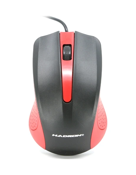 Hadron H5644 Kablolu Optik Mouse Kırmızı - Siyah ürün görseli 1