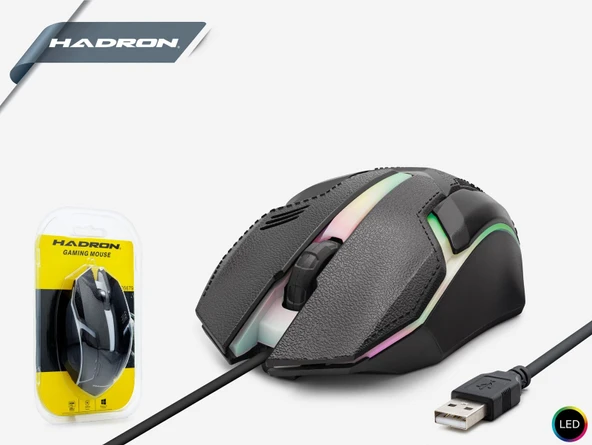 Hadron HD5679/100 Oyuncu Mouse Gri ürün görseli 1