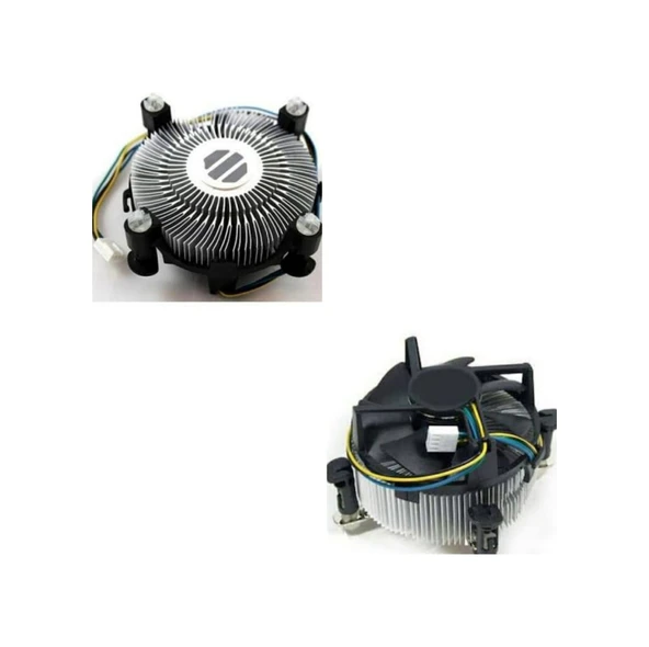 775 Fan Cpu Fan Geçmeli Fan İşlemci Fanı ürün görseli 1