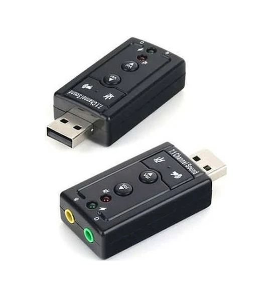 7.1 Usb Ses Kartı Kulaklık+Mikrofon ürün görseli 1