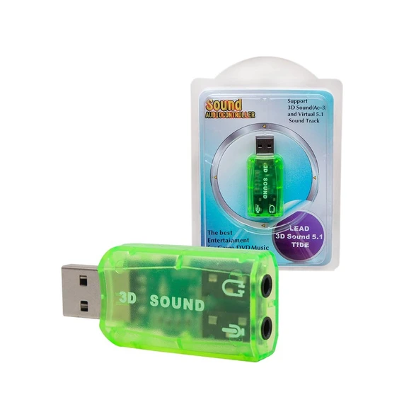 Powermaster PM-2449 5.1 Kanal USB 2.0 Ses Kartı ürün görseli 1