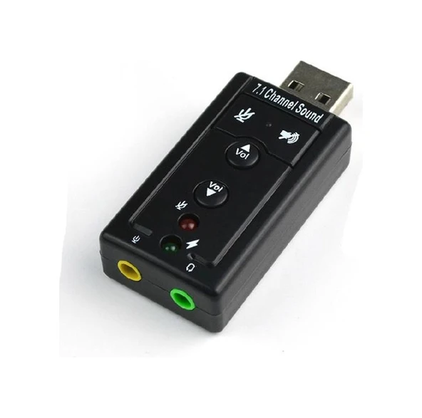 Dark DK-AC-USC71 7.1 USB Stereo Ses Efektli Ses Kartı ürün görseli 1