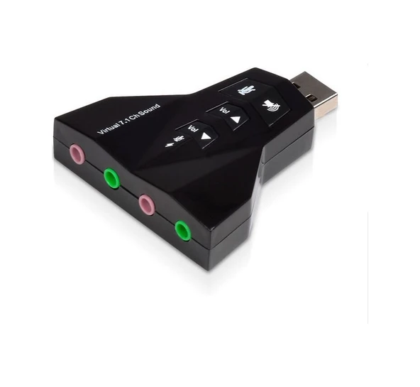 Wozlo 7.1 Virtual Sound 3D Usb Ses Kartı ürün görseli 1
