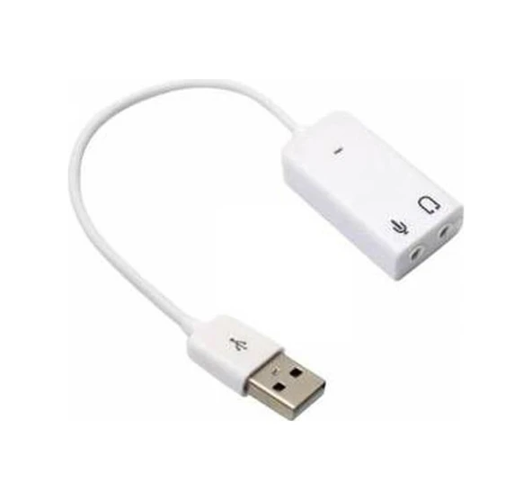 Azemax Usb 5.1 Kablolu Virtual 3d Harici PC Ses Kartı ürün görseli 1