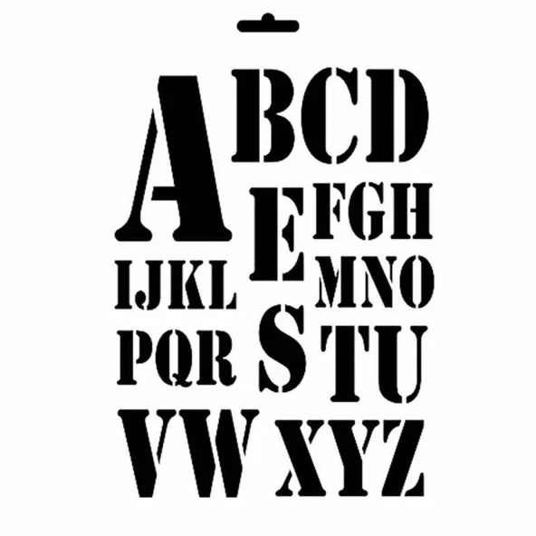 MIX MEDİA STENCIL MA SERİSİ MA63 21X29 ürün görseli 1