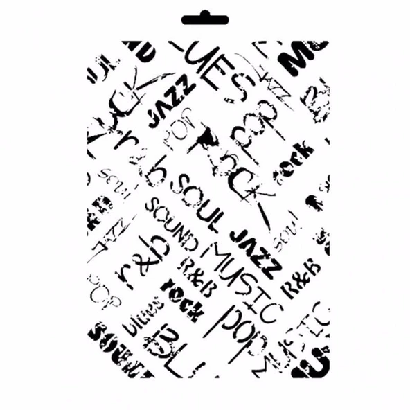 MIX MEDİA STENCIL MA SERİSİ MA64 21X29 ürün görseli 1