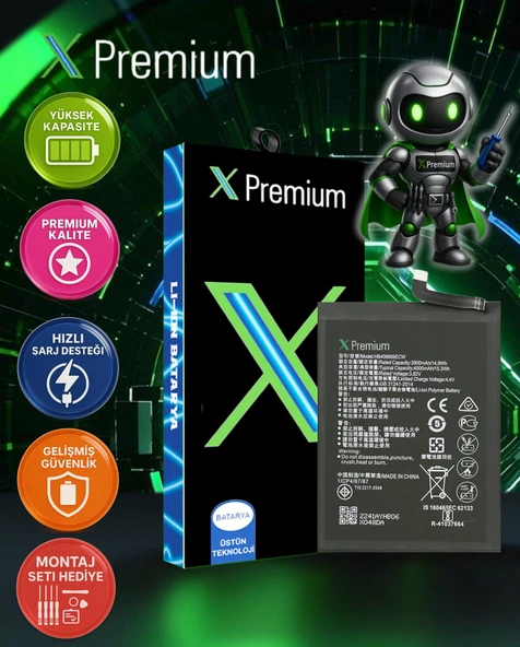 ​​Huawei Y7 2019 / Y9 2019 / Honor 8C Batarya Xpremium Pil Süper Yüksek Kalite HB406689ECW ürün görseli 1
